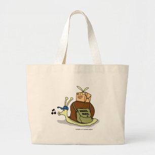 Bolsa Tote Grande Saco do clássico do snail mail