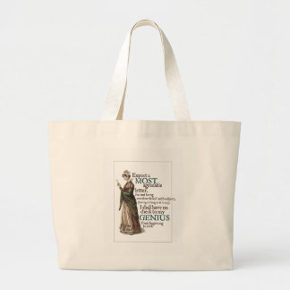 Bolsa Tote Grande Saco do gênio de Jane Austen