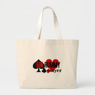 Bolsa Tote Grande Saco do jogador do Rummy de gim