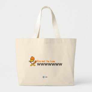 Bolsa Tote Grande Saco do kissme de AT&T