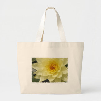 Bolsa Tote Grande Saco do lírio de água amarela