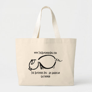 Bolsa Tote Grande Saco do logotipo