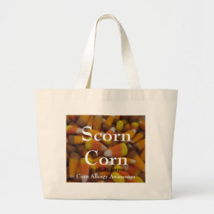 Bolsa Tote Grande Saco do milho do escárnio