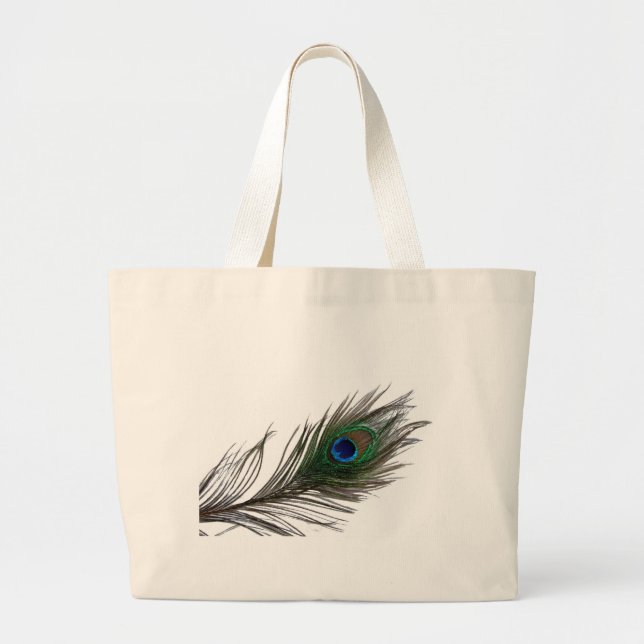 Bolsa Tote Grande Saco do pavão (Frente)