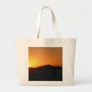 Bolsa Tote Grande Saco do por do sol