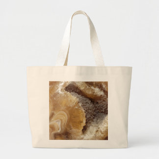 Bolsa Tote Grande Saco do Sacudir do Impressão de Calcite Laranja