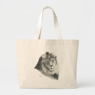 Bolsa Tote Grande Saco do safari do leão