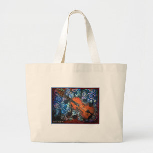 Bolsa Tote Grande Saco do violino do violino