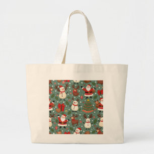 Bolsa Tote Grande saco ecológico de natal