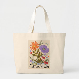 Bolsa Tote Grande Saco Floral Tote