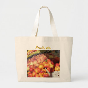 Bolsa Tote Grande Saco - Fruta, etc.