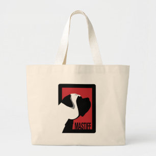 Bolsa Tote Grande Saco gráfico do Mastiff