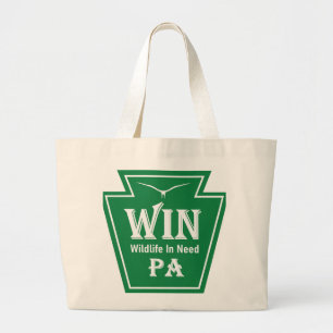 Bolsa Tote Grande Saco Jumbo com Logotipo da WIN