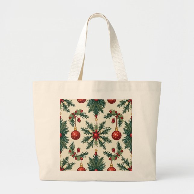 Bolsa Tote Grande Saco Jumbo Tote (natal) (Frente)
