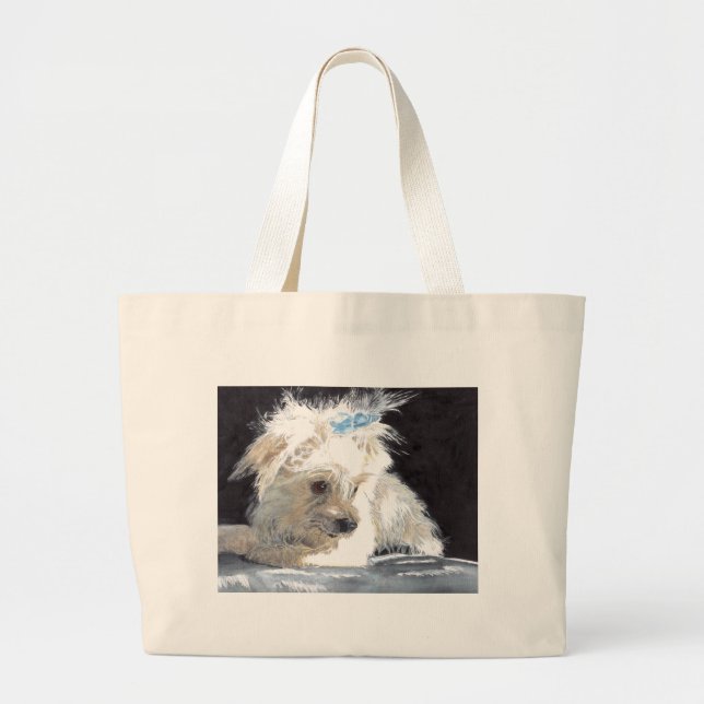 Bolsa Tote Grande Saco maltês (Frente)