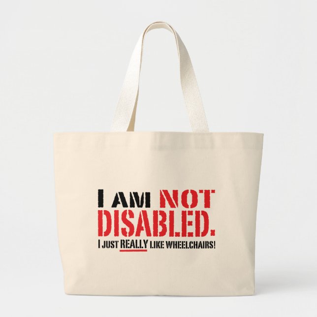 Bolsa Tote Grande Saco nao deficiente (Frente)