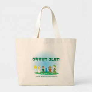 Bolsa Tote Grande Saco orgânico 1 do grupo verde do vale