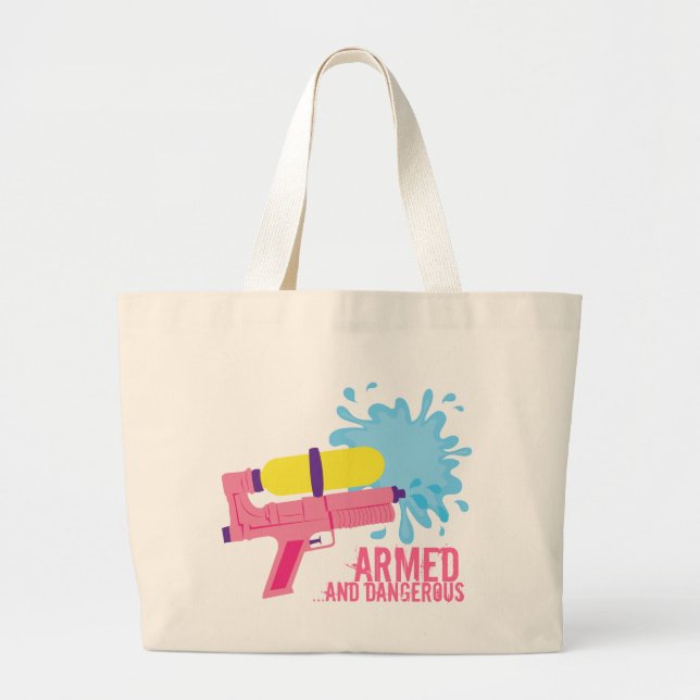 Bolsa Tote Grande Saco para crianças personalizadas para brinquedos  (Frente)