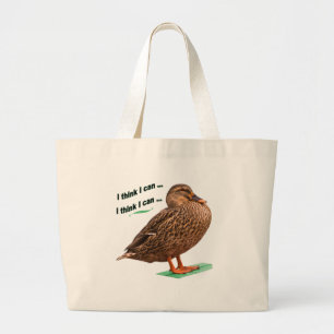 Bolsa Tote Grande Saco pequeno orgulhoso do pato selvagem
