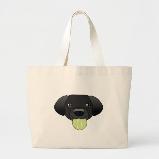 Bolsa Tote Grande Saco preto do laboratório