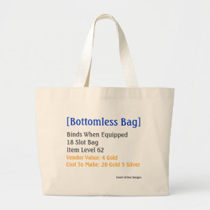 Bolsa Tote Grande Saco sem fundo