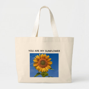 Bolsa Tote Grande Saco Sunny Sunflower Tote - Bonito e Na moda Eco-F
