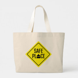 Bolsa Tote Grande Saco Toque Jumbo em Local Seguro