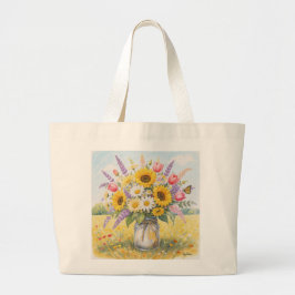 Bolsa Tote Grande Saco Tote de Arte Personalizado – Elegante e Ecoló