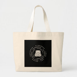 Bolsa Tote Grande Saco Tote de Bondade e Calma - Presente para Amant