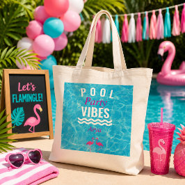 Bolsa Tote Grande Saco Tote de Festas na Piscina Personalizado com F