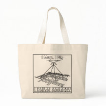 Saco tote divertido - drone