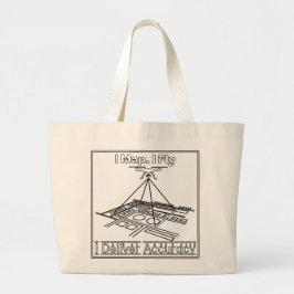 Bolsa Tote Grande Saco tote divertido - drone