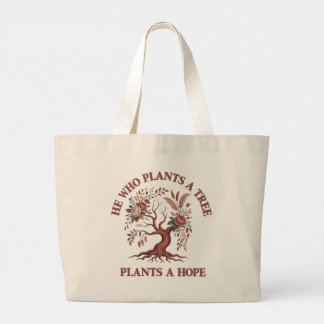 Bolsa Tote Grande Saco Tote Jumbo Dia da Árvore Ecológico