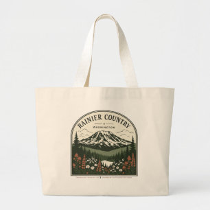 Bolsa Tote Grande Saco Tote País Rainier