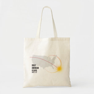 Bolsa Tote Grande sacola 2017 americana do eclipse solar