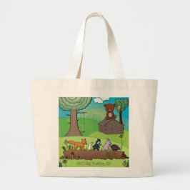 Bolsa Tote Grande Sacola - Amigos Animais