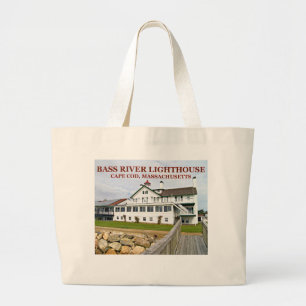 Bolsa Tote Grande Sacola baixa do jumbo de Massachusetts do farol do