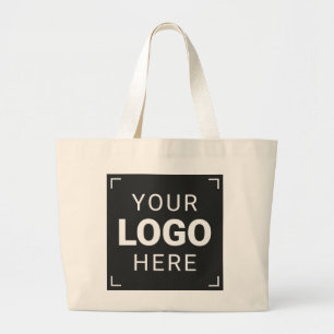Bolsa Tote Grande Sacola com Marca e Seu Logotipo