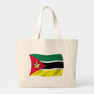 Bolsa Tote Grande Sacola da Bandeira de Moçambique
