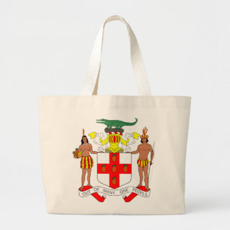 Bolsa Tote Grande Sacola da brasão de Jamaica