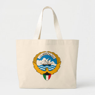 Bolsa Tote Grande Sacola da brasão de Kuwait