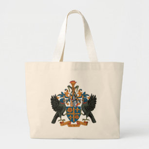 Bolsa Tote Grande Sacola da brasão de St Lucia
