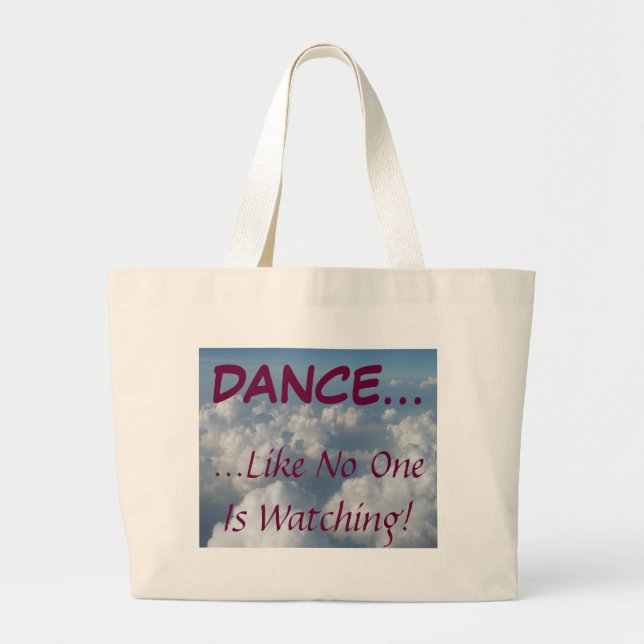 Bolsa Tote Grande Sacola da DANÇA (Frente)