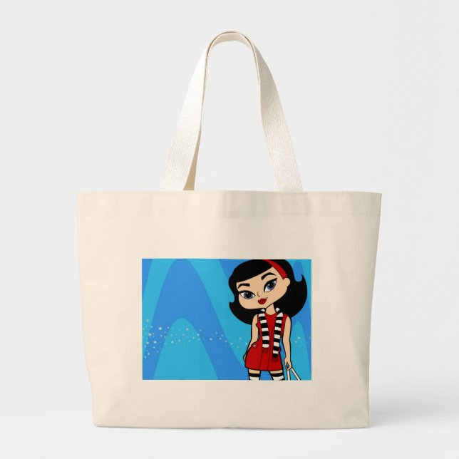 Bolsa Tote Grande Sacola da Escorpião (Frente)