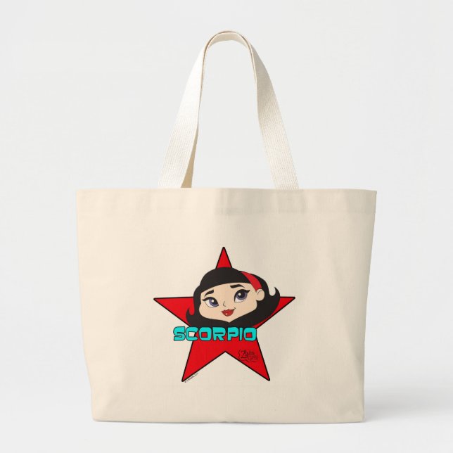 Bolsa Tote Grande Sacola da Escorpião (Frente)
