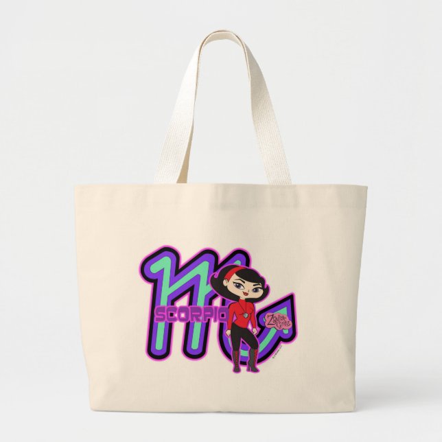 Bolsa Tote Grande Sacola da Escorpião (Frente)