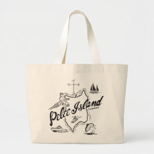 Bolsa Tote Grande Sacola da ilha de Pelee