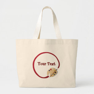 Bolsa Tote Grande Sacola da paleta do artista