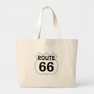 Bolsa Tote Grande Sacola da rota 66