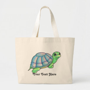 Bolsa Tote Grande Sacola da tartaruga